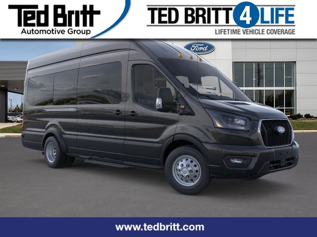 Black 2026 Ford Transit Passenger Van