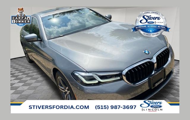 Skyscraper Gray Metallic 2023 BMW 5 Series Sedan All-Wheel Drive 8-Speed Automatic