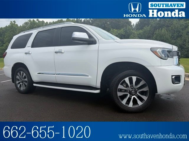 Super White 2020 Toyota Sequoia SUV / Crossover 4X2 6-Speed Automatic