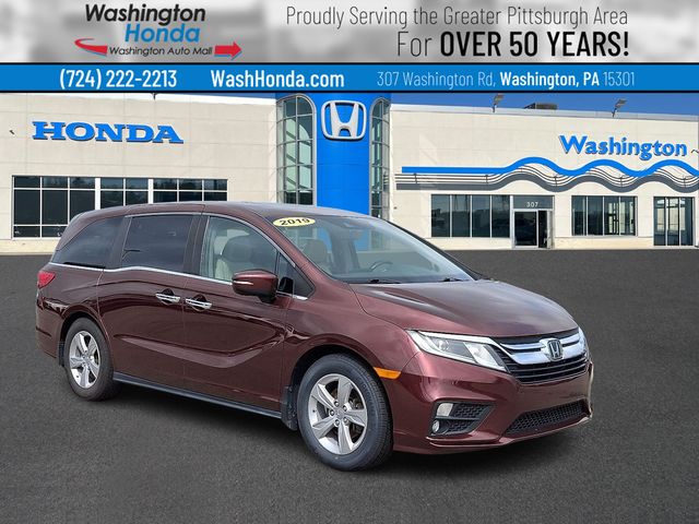 Red (Deep Scarlet Pearl) 2019 Honda Odyssey Minivan Front-Wheel Drive 9-Speed Automatic