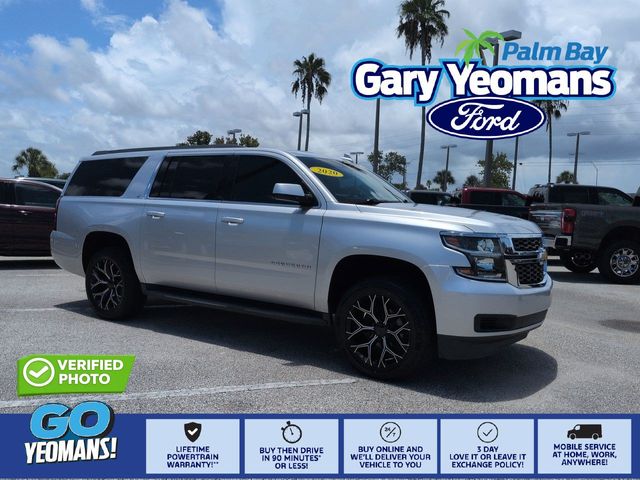 Silver Ice Metallic 2020 Chevrolet Suburban SUV / Crossover Four-Wheel Drive 6-Speed Automatic Overdrive