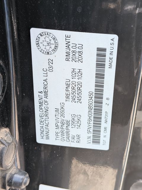 2022 Honda Pilot - Image 33