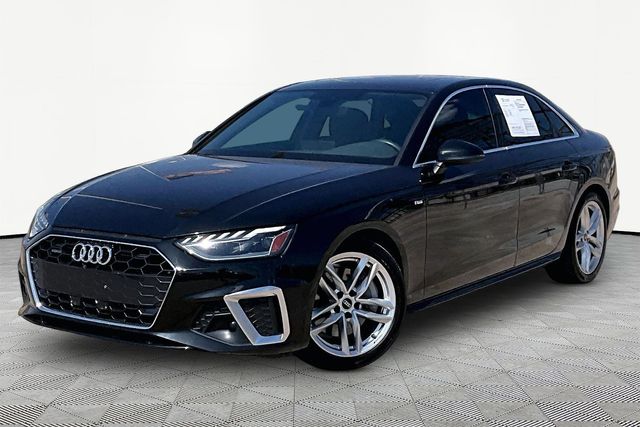 Black Metallic 2023 Audi A4 Sedan All-Wheel Drive 7-Speed Automatic