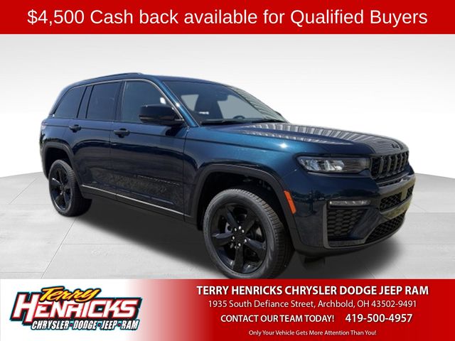Fathom Blue Pearlcoat 2026 Jeep Grand Cherokee SUV / Crossover Four-Wheel Drive 8-Speed Automatic