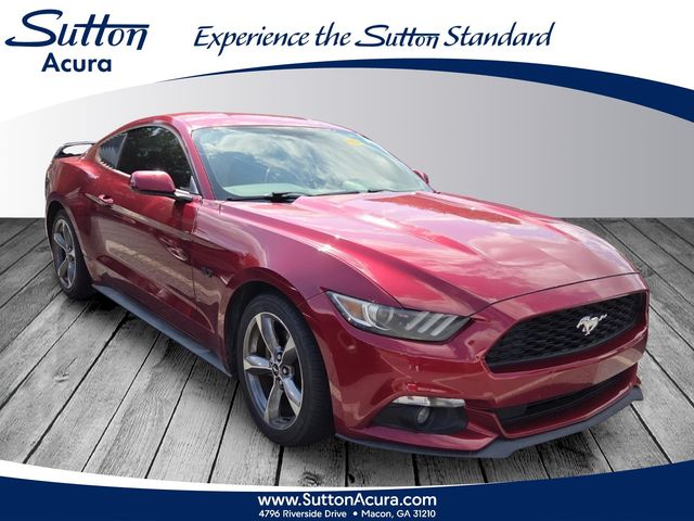 Ruby Red Metallic 2016 Ford Mustang V6 Coupe RWD Coupe Rear-Wheel Drive 6-Speed Automatic