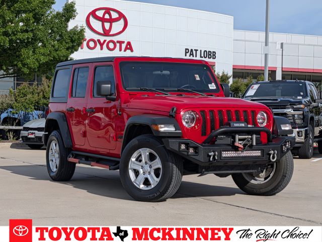 Firecracker Red Clearcoat 2022 Jeep Wrangler Unlimited Sport S 4WD SUV / Crossover Four-Wheel Drive 8-Speed Automatic