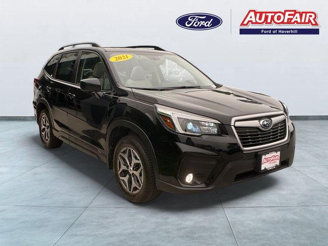 Crystal Black Silica 2021 Subaru Forester SUV / Crossover All-Wheel Drive Continuously Variable Transmission