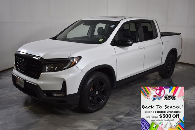 Platinum White Pearl 2022 Honda Ridgeline Pickup Truck All-Wheel Drive 9-Speed Automatic