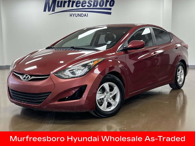 Venetian Red 2014 Hyundai Elantra SE FWD Sedan Front-Wheel Drive 6-Speed Automatic Overdrive