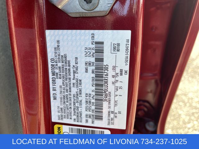 Used 2019 Ford Fusion Hybrid For Sale in Livonia, MI