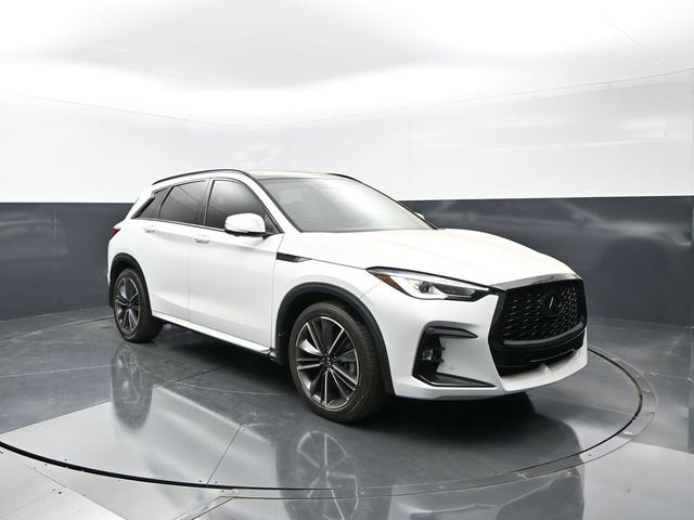 White 2024 INFINITI QX50 Sport AWD SUV / Crossover All-Wheel Drive Continuously Variable Transmission