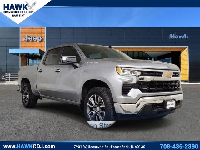 Sterling Gray Metallic 2024 Chevrolet Silverado 1500 Pickup Truck Four-Wheel Drive 8-Speed Automatic