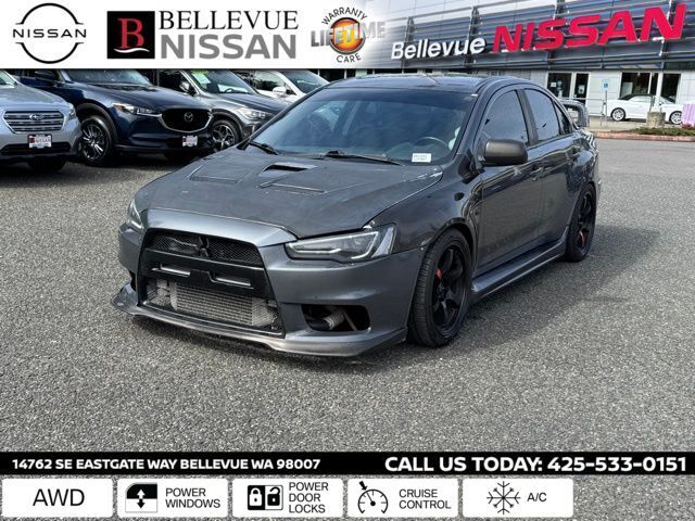 Gunmetallic 2008 Mitsubishi Lancer Evolution GSR Sedan All-Wheel Drive 5-Speed Manual