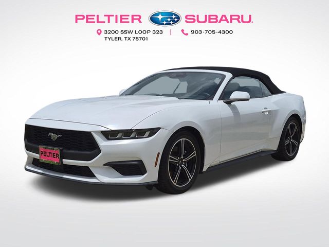 Oxford White 2024 Ford Mustang Convertible Rear-Wheel Drive Automatic