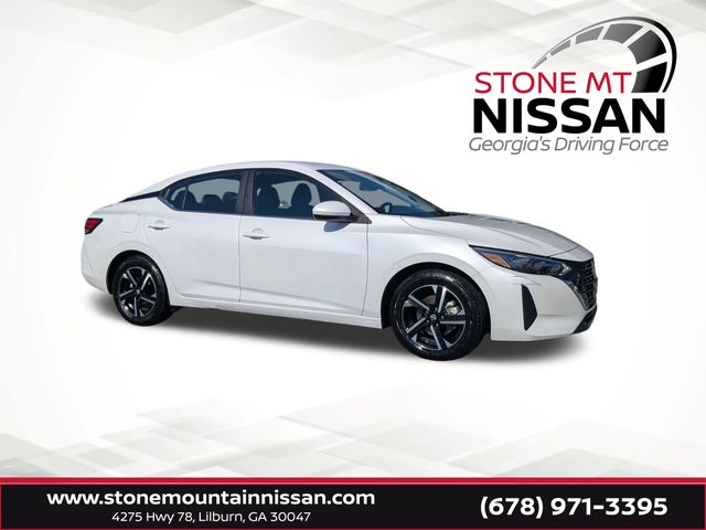 Aspen White 2024 Nissan Sentra Sedan Front-Wheel Drive Continuously Variable Transmission
