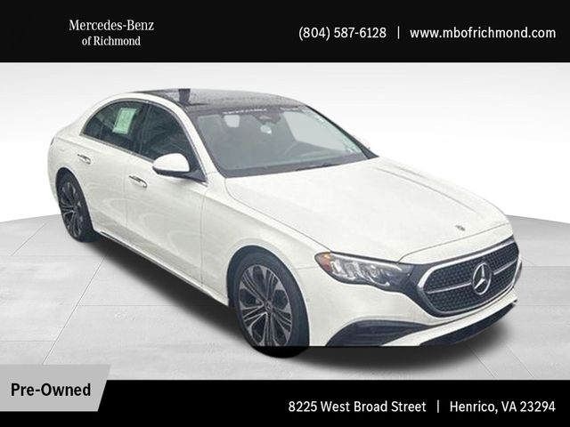 Polar White 2024 Mercedes-Benz E-Class E 350 4MATIC Sedan All-Wheel Drive 9-Speed Automatic