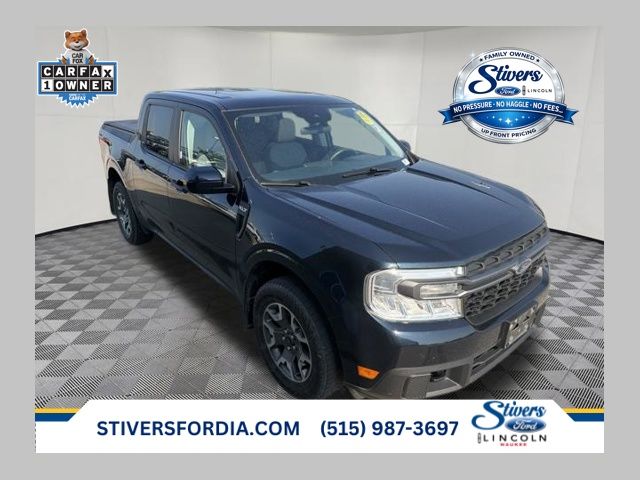 Alto Blue Metallic Tinted Clearcoat 2023 Ford Maverick Pickup Truck All-Wheel Drive 8-Speed Automatic