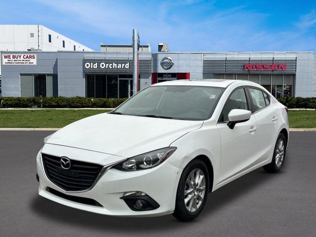 Snowflake White Pearl Mica 2015 Mazda MAZDA3 i Touring Sedan Front-Wheel Drive 6-Speed Manual