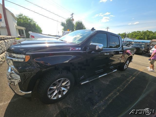 Black 2021 Chevrolet Silverado 1500 Pickup Truck Four-Wheel Drive 8-Speed Automatic