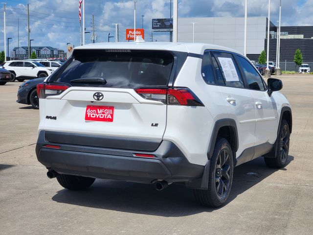 2025 Toyota RAV4 LE White at DeMontrond Auto Country