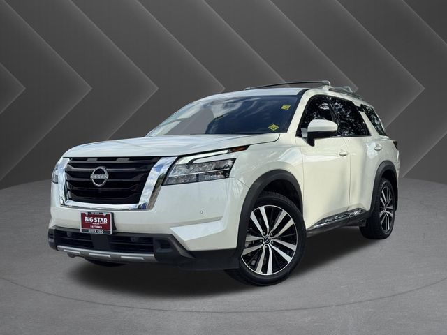 2024 Nissan Pathfinder Platinum White at Genesis of Spring