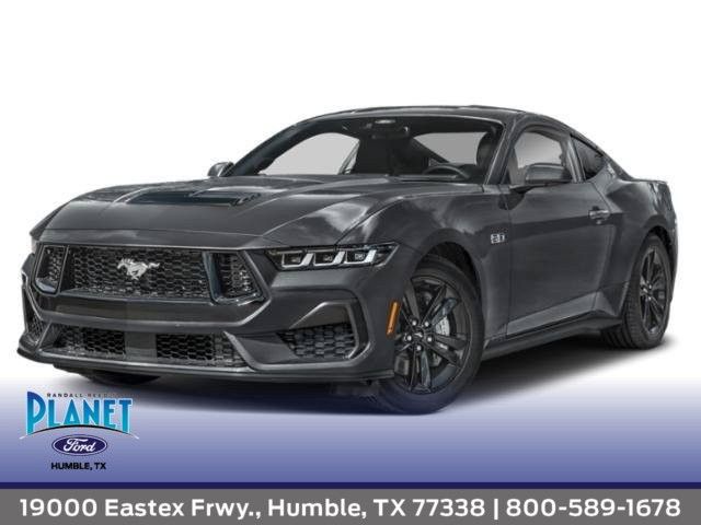 Shadow Black 2024 Ford Mustang Coupe Rear-Wheel Drive Automatic