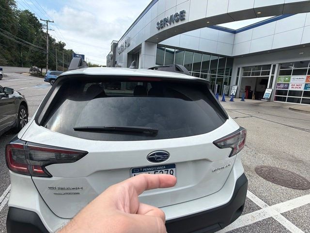 2024 Subaru Outback Premium White at Phil Fitts Ford