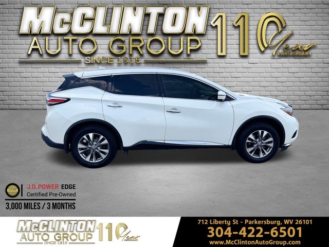 2018 White Nissan Murano SL AWD SUV