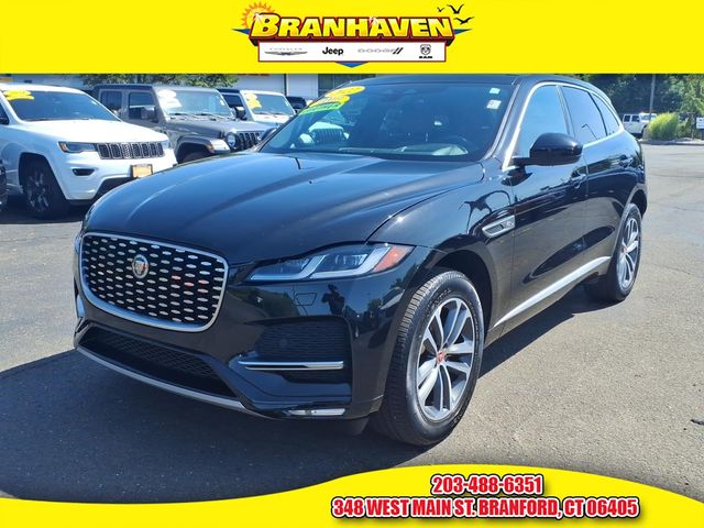 Black 2022 Jaguar F-PACE SUV / Crossover All-Wheel Drive 8-Speed Automatic