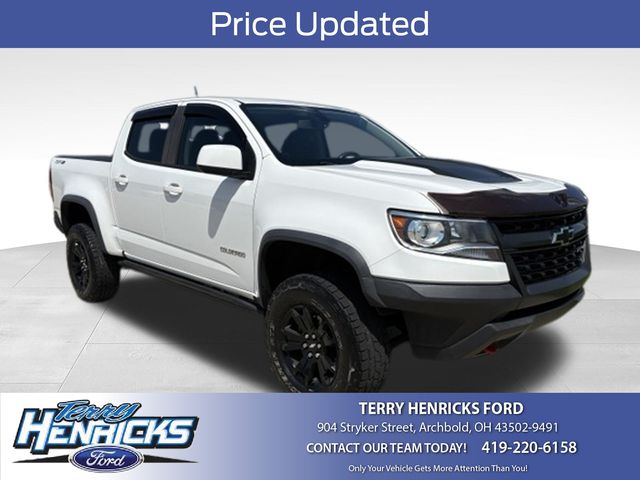 Summit White 2019 Chevrolet Colorado Pickup Truck Four-Wheel Drive 8-Speed Automatic