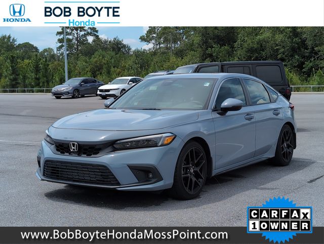 Gray 2023 Honda Civic Hatchback Hatchback Front-Wheel Drive Continuously Variable Transmission