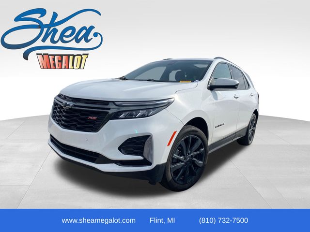 Summit White 2023 Chevrolet Equinox RS with 1RS AWD SUV / Crossover Four-Wheel Drive 6-Speed Automatic Overdrive