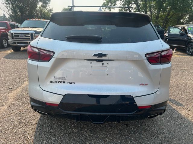 2020 Silver Ice Metallic Chevrolet Blazer RS AWD SUV