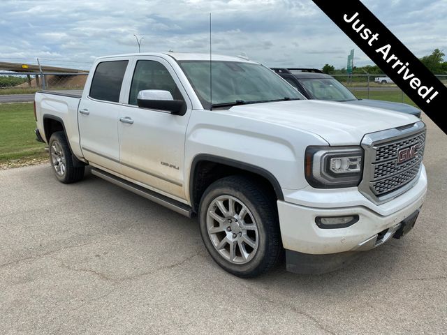 White Frost Tricoat 2016 GMC Sierra 1500 Denali Crew Cab 4WD Pickup Truck Four-Wheel Drive 8-Speed Automatic Overdrive