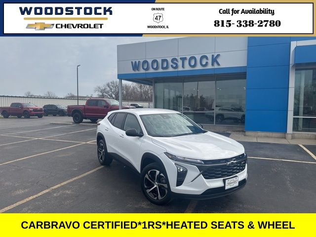 Summit White 2024 Chevrolet Trax RS with 1RS FWD SUV / Crossover Front-Wheel Drive 6-Speed Automatic