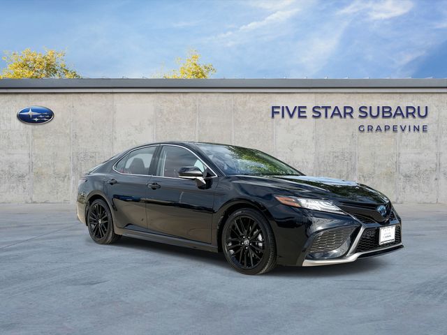 Midnight Black Metallic 2023 Toyota Camry Hybrid XSE FWD Sedan Front-Wheel Drive Continuously Variable Transmission