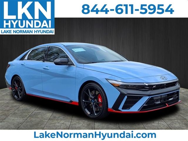 Blue 2026 Hyundai Elantra N FWD Sedan Front-Wheel Drive 6-Speed Manual