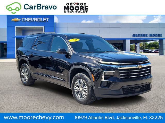Mosaic Black Metallic 2026 Chevrolet Traverse SUV / Crossover Front-Wheel Drive 8-Speed Automatic