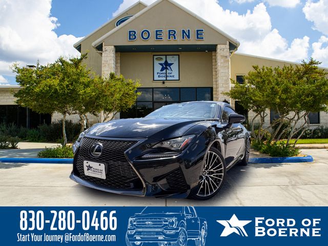 Black 2015 Lexus RC F F RWD Coupe Rear-Wheel Drive 8-Speed Dual Clutch