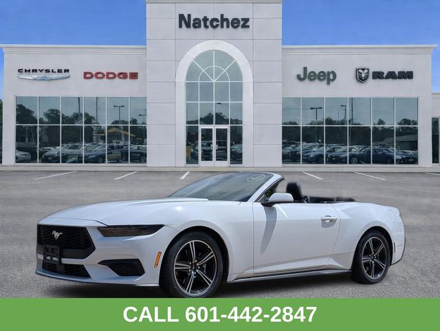Oxford White 2025 Ford Mustang EcoBoost Premium Convertible RWD Convertible Rear-Wheel Drive Automatic