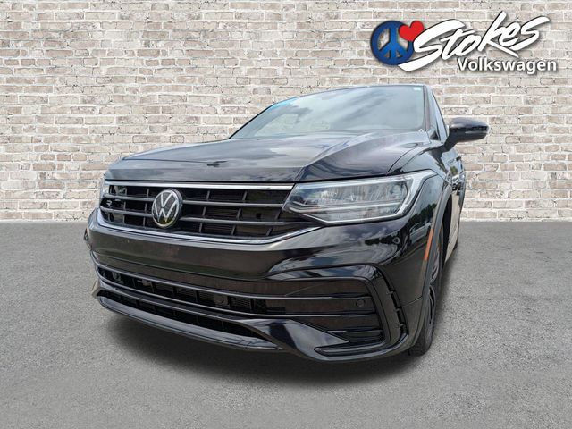 2022 Volkswagen Tiguan 2.0T SE R-Line Black Black at Stokes Volkswagen