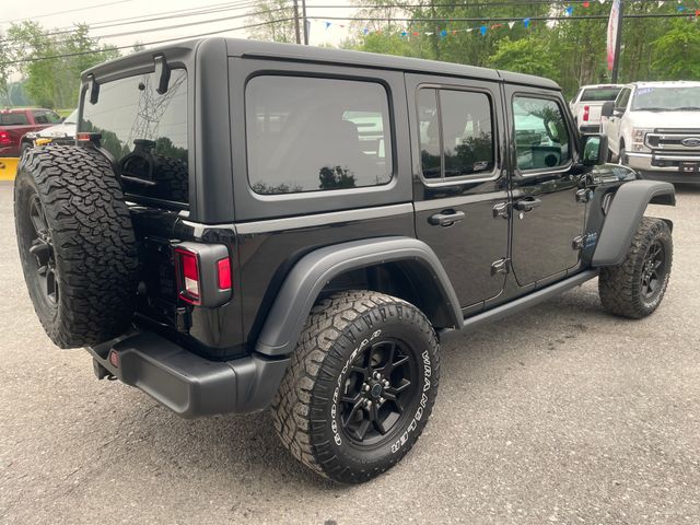2024 Jeep Wrangler Willys 4xe - Black Clearcoat exterior view 6