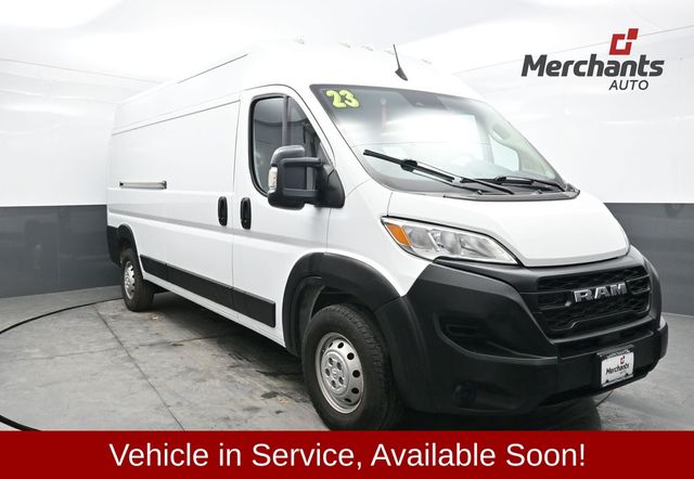 Bright White Clearcoat 2023 RAM ProMaster 2500 159 High Roof Cargo Van FWD Van Front-Wheel Drive 9-Speed Automatic