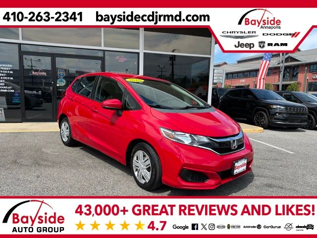 Milano Red 2018 Honda Fit LX Hatchback Front-Wheel Drive Continuously Variable Transmission