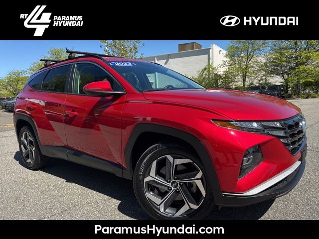 Calypso Red 2023 Hyundai Tucson SUV / Crossover All-Wheel Drive 8-Speed Automatic