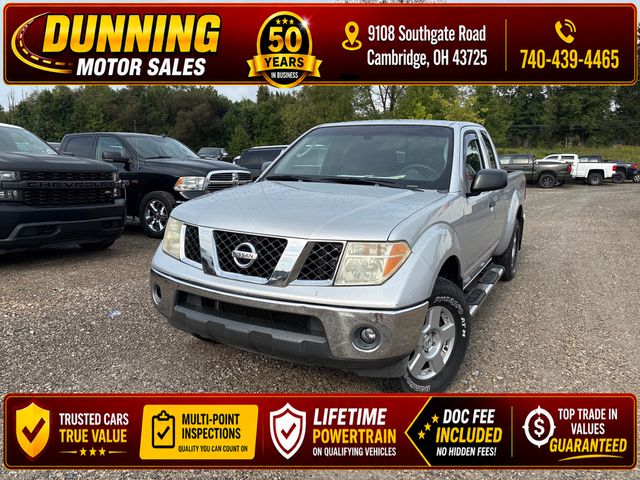 Radiant Silver 2008 Nissan Frontier Pickup Truck Four-Wheel Drive 5-Speed Automatic Overdrive