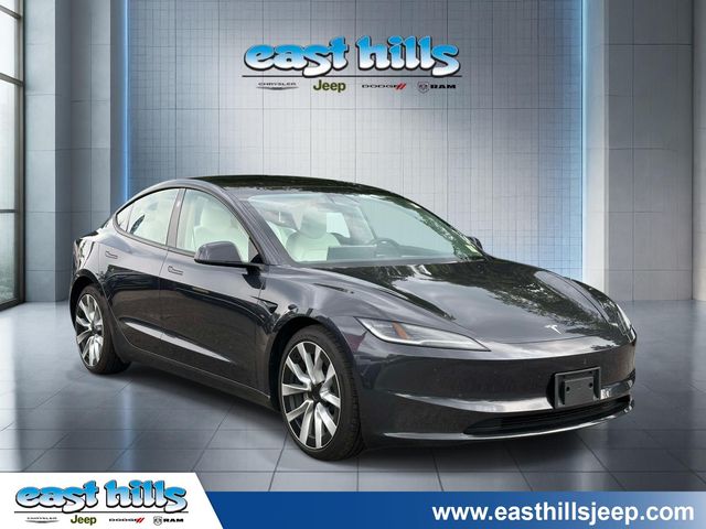 Stealth Gray 2025 Tesla Model 3 Sedan All-Wheel Drive 1-Speed Automatic
