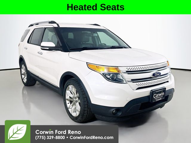 White Platinum Metallic Tri-Coat 2015 Ford Explorer Limited SUV / Crossover Front-Wheel Drive 6-Speed Automatic