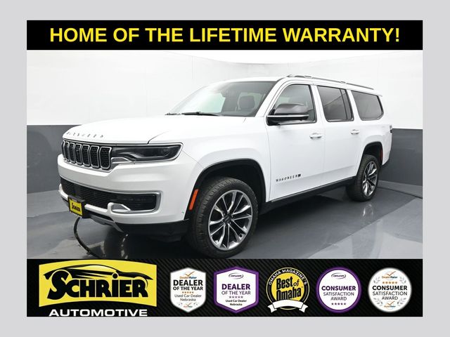 Bright White Clearcoat 2023 Jeep Wagoneer L SUV / Crossover Four-Wheel Drive 8-Speed Automatic