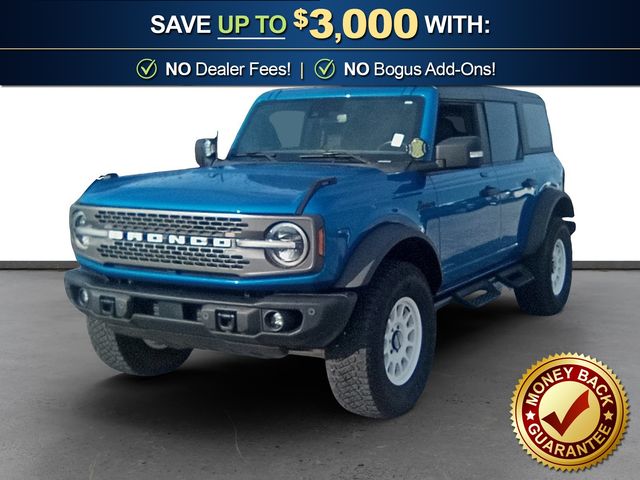 Velocity Blue Metallic 2023 Ford Bronco SUV / Crossover Four-Wheel Drive Automatic